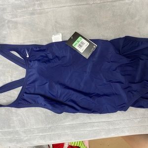 NWT Nike Swimsuit Midnight Navy size 34